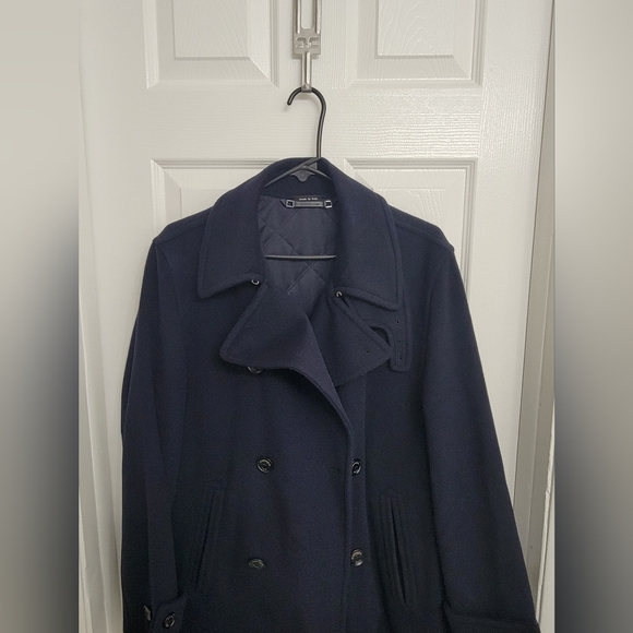 Ermenegildo Zegna Wool & Cashmere Blend Knee Length Overcoat - Picture 2 of 15